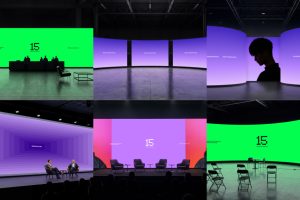 15个演示与会议LED显示屏样机vi贴图活动发布会ps效果图-B0017
