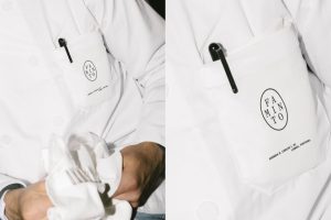 1个员工服餐饮厨师服特写样机vi贴图logo展示效果图-26339