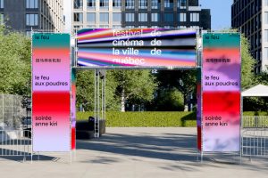 2个广告会展桁架门头样机vi贴图活动入口龙门架效果图-26402