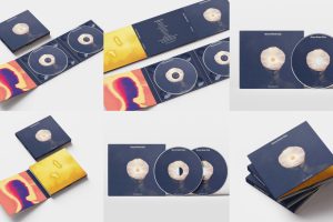 6个音乐CD包装样机vi贴图音乐节唱片设计效果图-26205
