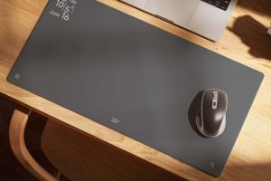 4个办公场景60×30鼠标垫样机vi贴图文创周边效果图-26260