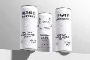 1个汽水罐子样机vi贴图苏打水易拉罐效果图-26328
