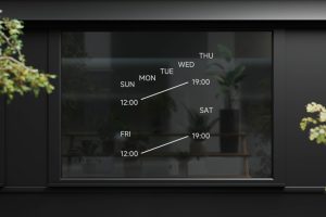 1个门店玻璃橱窗样机vi贴图玻璃贴效果图-26471