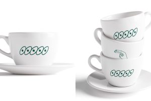 5个带碟子咖啡杯样机vi贴图陶瓷杯茶杯效果图素材-26473