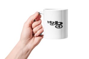 1个手拿陶瓷杯子样机vi贴图文创马克杯设计效果图素材-26484